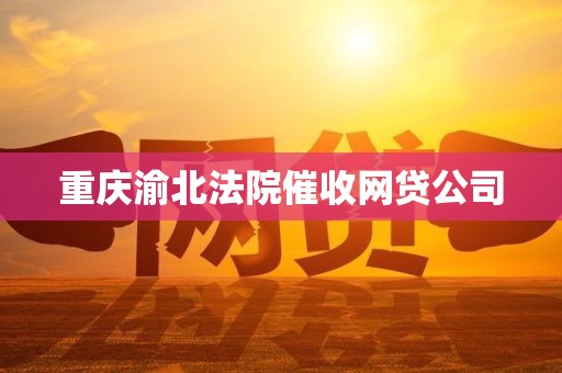 重庆渝北法院催收网贷公司