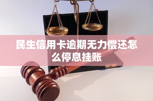 民生信用卡逾期无力偿还怎么停息挂账