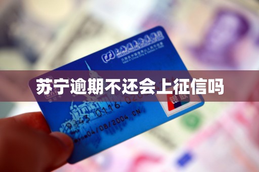 苏宁逾期不还会上征信吗