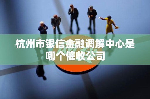 杭州市银信金融调解中心是哪个催收公司