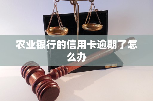 农业银行的信用卡逾期了怎么办