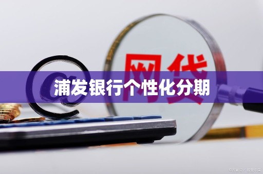 浦发银行个性化分期