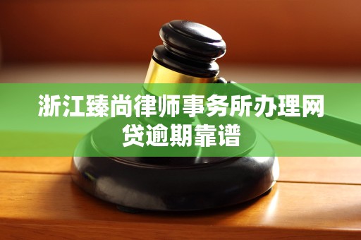 浙江臻尚律师事务所办理网贷逾期靠谱