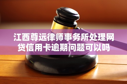 江西尊远律师事务所处理网贷信用卡逾期问题可以吗