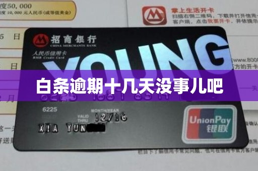 白条逾期十几天没事儿吧