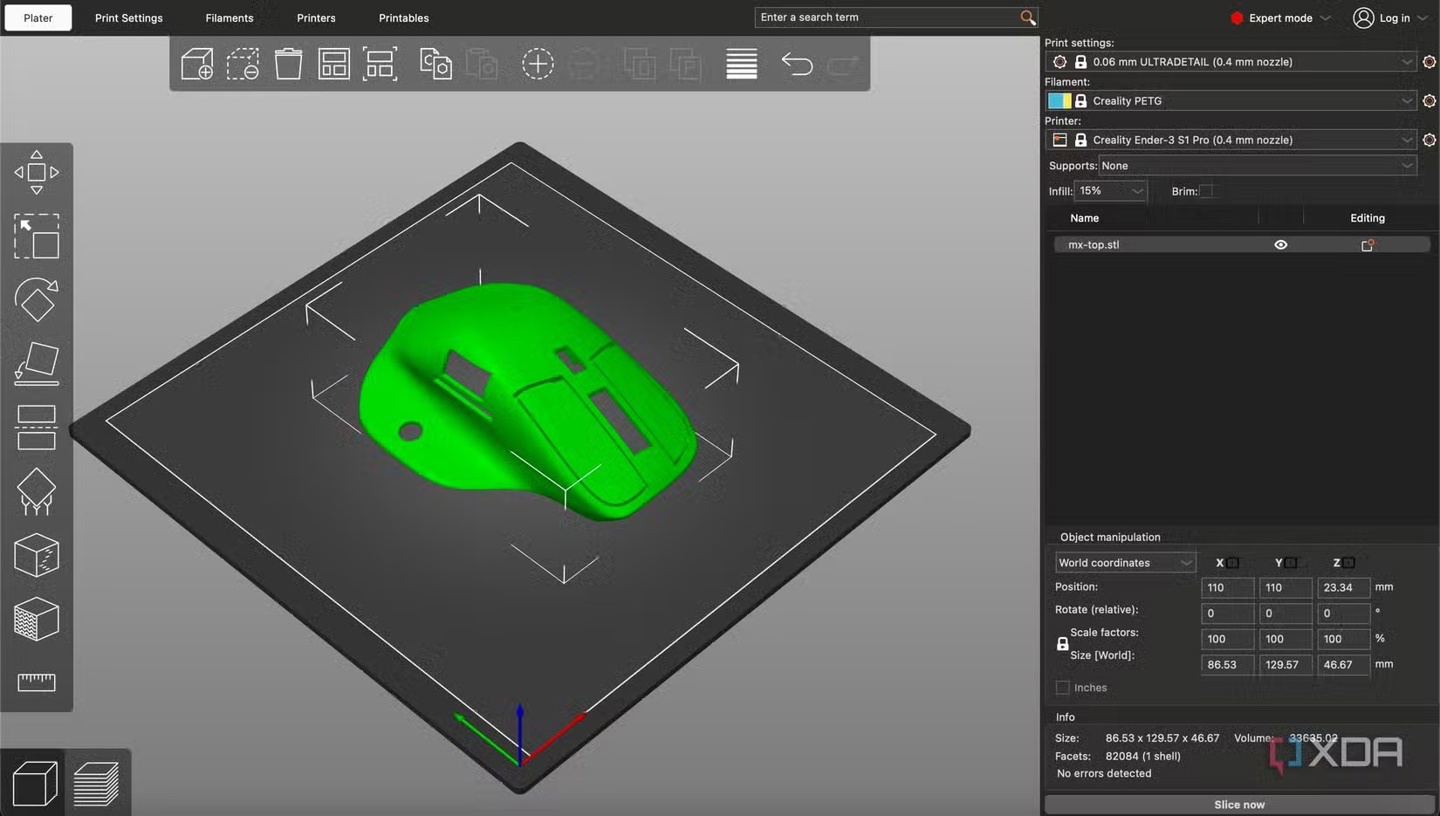 博主自制“左撇子版”罗技 MX Master 3 鼠标改造套件，3D 打印外壳便于相应用户轻松使用