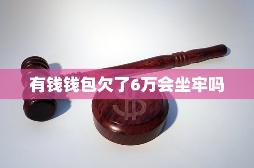 有钱钱包欠了6万会坐牢吗