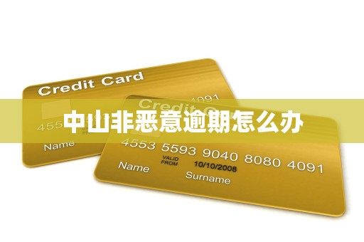 中山非恶意逾期怎么办