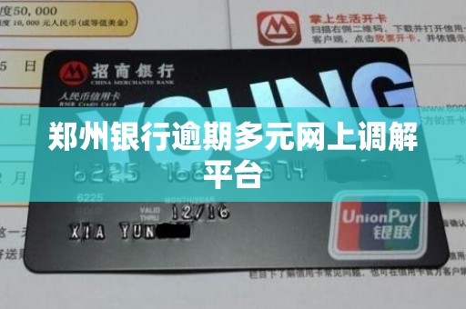 郑州银行逾期多元网上调解平台