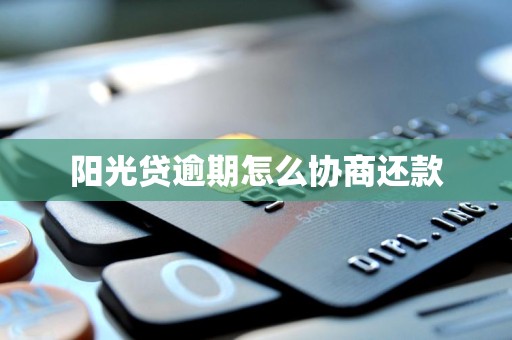 阳光贷逾期怎么协商还款