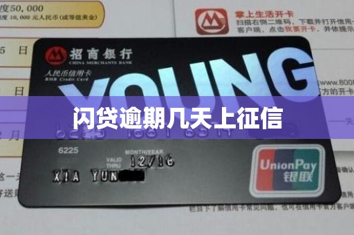 闪贷逾期几天上征信