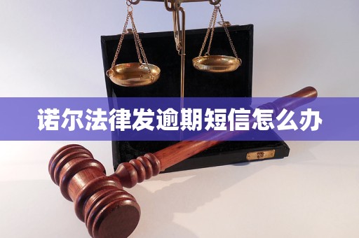 诺尔法律发逾期短信怎么办