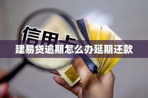 建易贷逾期怎么办延期还款